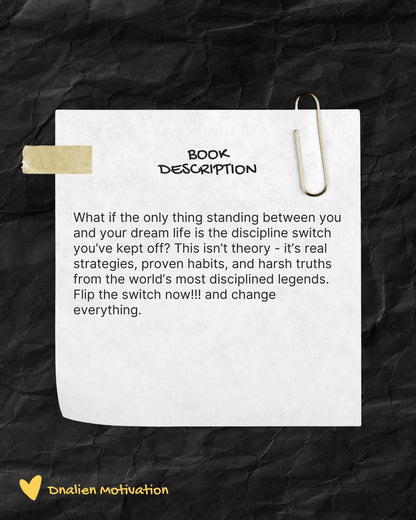The Switch: You Kept Off, Motivational ebook